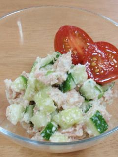 きゅうりとツナのチーズサラダ-レシピのメイン写真