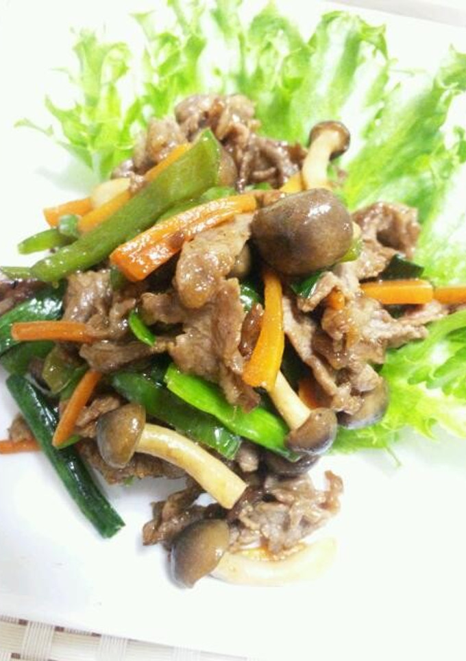 ＊簡単♪野菜たっぷり青椒肉絲＊-レシピのメイン写真