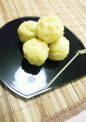 *さつま芋のお月見団子*-レシピのメイン写真