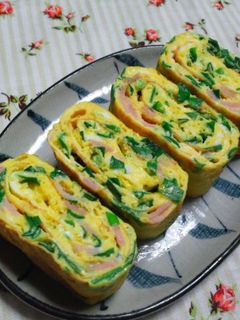 ✿にらべーコン卵焼き✿-レシピのメイン写真