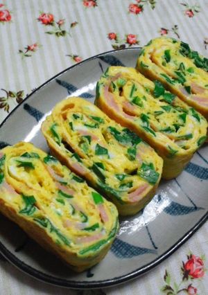 ✿にらべーコン卵焼き✿-レシピのメイン写真