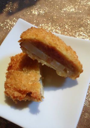 さくさくレンコンと鶏ミンチのフライ-レシピのメイン写真