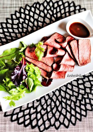炊飯器de簡単な低温調理のローストビーフ-レシピのメイン写真