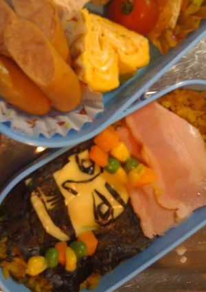キャラ弁　ジャックスパロウ-レシピのメイン写真