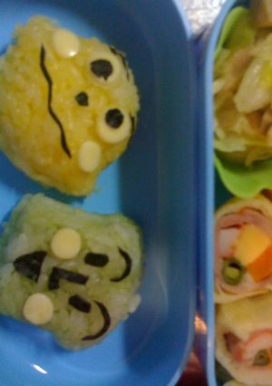 キャラ弁　カレーパンマン-レシピのメイン写真