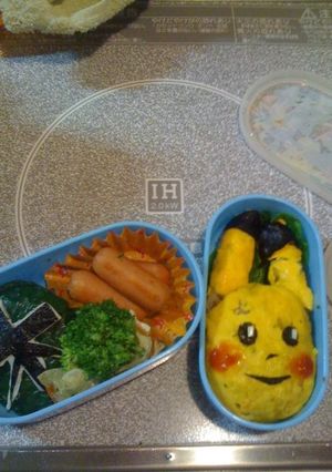 キャラ弁　ピカチュー-レシピのメイン写真
