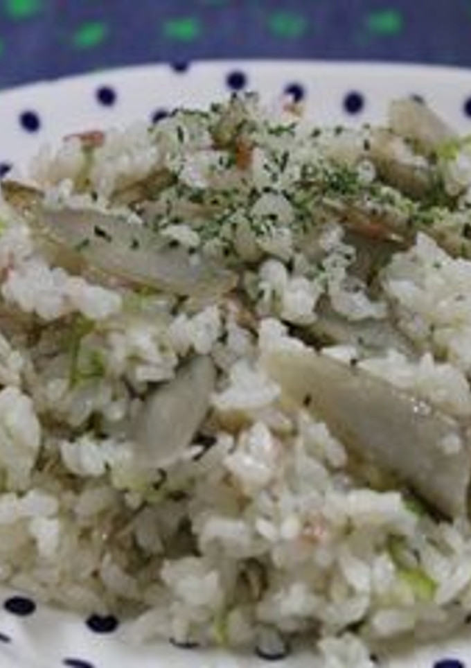 ごぼうとベーコンの和ピラフ-レシピのメイン写真