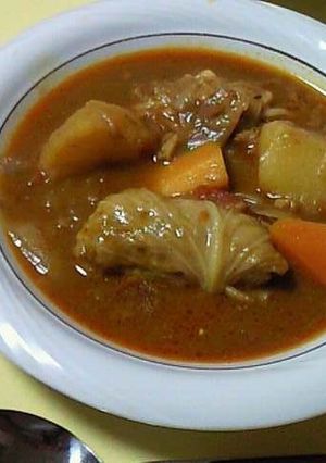 ロールキャベツカレー-レシピのメイン写真