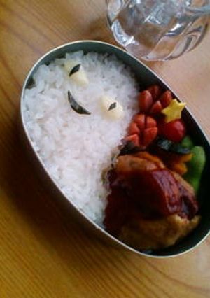 キャラ弁♪おばけ-レシピのメイン写真