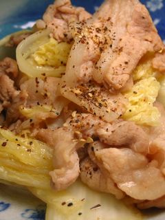 豚肉と白菜の蒲焼炒め-レシピのメイン写真