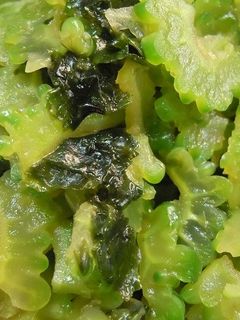 ゴーヤと韓国海苔の和え物-レシピのメイン写真