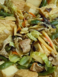 中華ミックスと厚揚げの甘味噌炒め-レシピのメイン写真