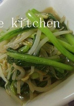 節約☆もやしと小松菜の中華炒め-レシピのメイン写真
