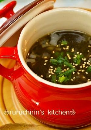 ✿うまうまっヘルシーもずくのスープ✿-レシピのメイン写真