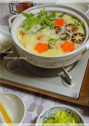 かぶらの雪見鍋❆豆乳仕立て-レシピのメイン写真
