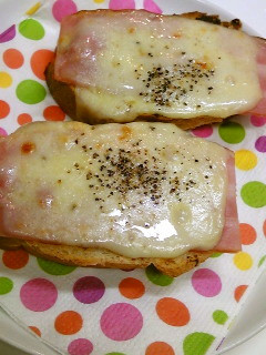 ☆簡単☆フランスパンdeチーズトースト-レシピのメイン写真