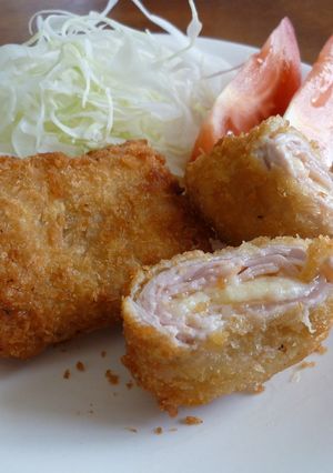 簡単肉巻きハムチーズカツ-レシピのメイン写真
