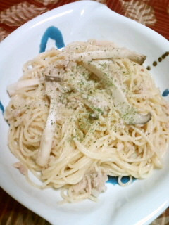 きのことツナのスパゲティ♪-レシピのメイン写真