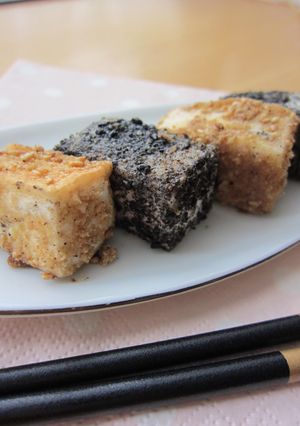 はんぺんの白黒ごま焼き-レシピのメイン写真