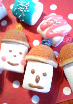 お弁当デザート♪デコマシュマロ-レシピのメイン写真