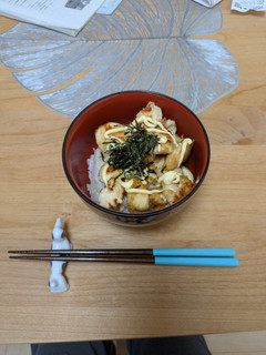 鶏マヨ丼-レシピのメイン写真