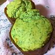 緑茶とホワイトチョコレートのマフィン