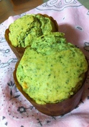 緑茶とホワイトチョコレートのマフィン-レシピのメイン写真