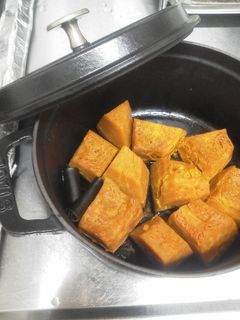 ストウブで☆かぼちゃの煮物-レシピのメイン写真