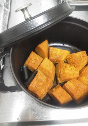 ストウブで☆かぼちゃの煮物-レシピのメイン写真
