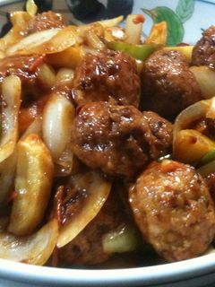 鳥肉団子のケチャップウスター炒め-レシピのメイン写真