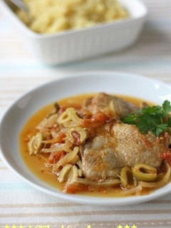 チキンとオリーブのサフラン煮-レシピのメイン写真