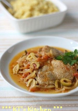 チキンとオリーブのサフラン煮-レシピのメイン写真