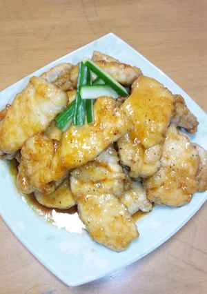 お箸が止まらない！鶏胸肉の照りから揚げ♪-レシピのメイン写真