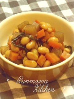 ✽塩昆布deまったり煮豆✽-レシピのメイン写真