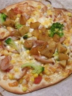 簡単ピザソースと薄焼きピザ-レシピのメイン写真