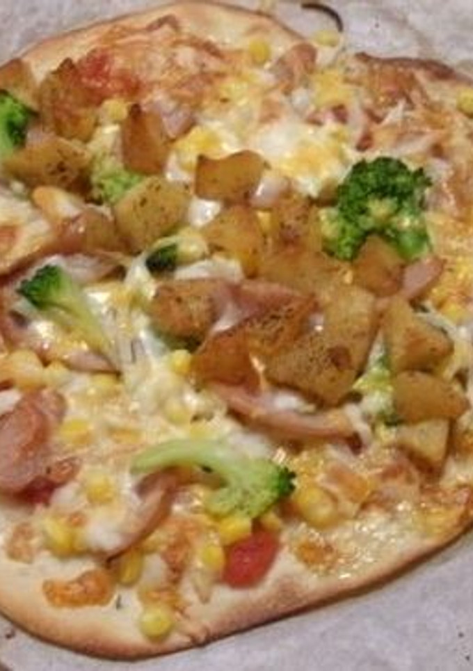 簡単ピザソースと薄焼きピザ-レシピのメイン写真