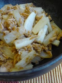 大根とツナの炒め物-レシピのメイン写真