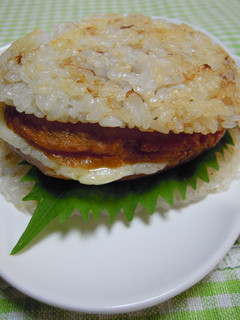 さつま揚げとチーズのライスバーガー風✿-レシピのメイン写真