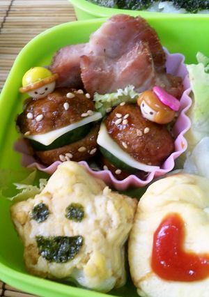 お弁当に♪ミートボールバーガー♪-レシピのメイン写真