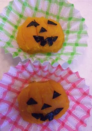 南瓜煮物で簡単カワイイ♪ハロウィン弁当-レシピのメイン写真