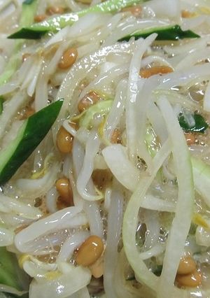 もやしと納豆のサラダ♪-レシピのメイン写真