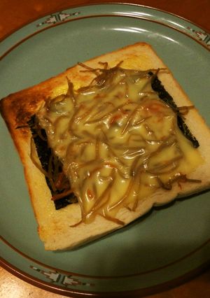 のりのり☆きんぴらごぼうトースト-レシピのメイン写真