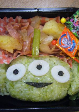 キャラ弁☆トイストーリー宇宙人^^;弁当-レシピのメイン写真