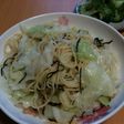 キャベツと塩昆布の簡単パスタ