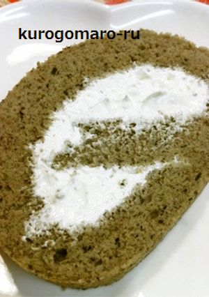 黒ゴマのロールケーキ～☆-レシピのメイン写真