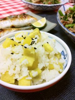 さつまいもの炊き込みごはん♪-レシピのメイン写真