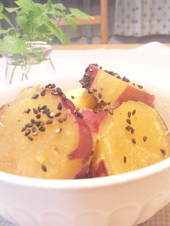 さつまいものはちみつ醤油煮♪-レシピのメイン写真