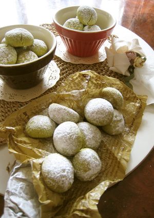 ●○抹茶のスノーボールクッキー○●-レシピのメイン写真