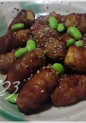 マコモタケの肉巻き☆柚子胡椒風味-レシピのメイン写真