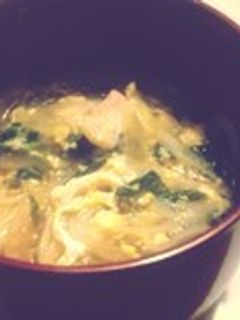 温かい卵とじそうめん-レシピのメイン写真